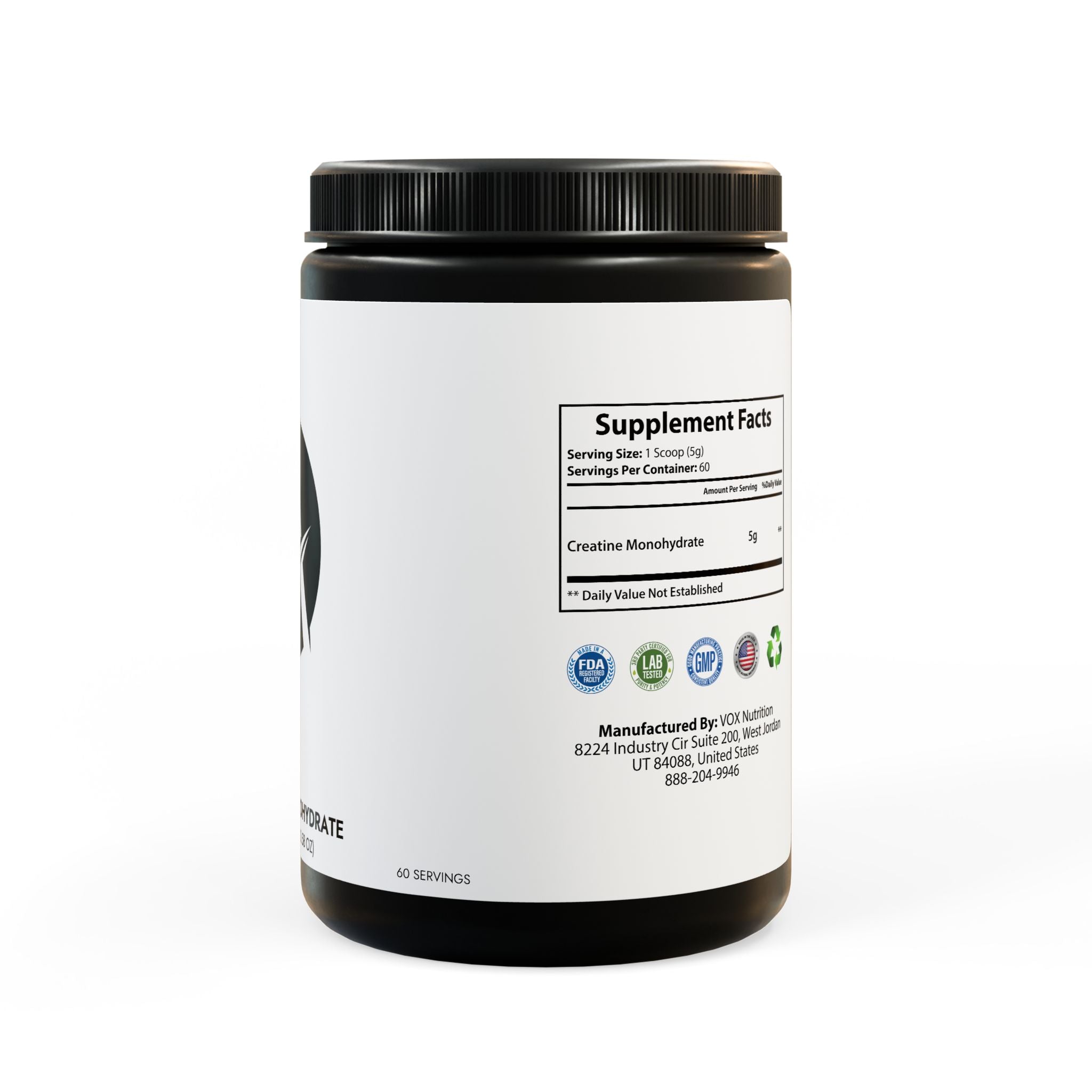 Creatine Monohydrate Supplement (300g, 10.58oz)