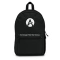 Athletic Backpack — "Be Stronger Than Your Excuses" Gym Daypack