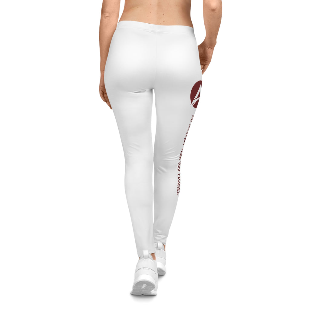 Women's Leggings — 'Be Stronger Than Your Excuses' Motivational Fitness Leggings