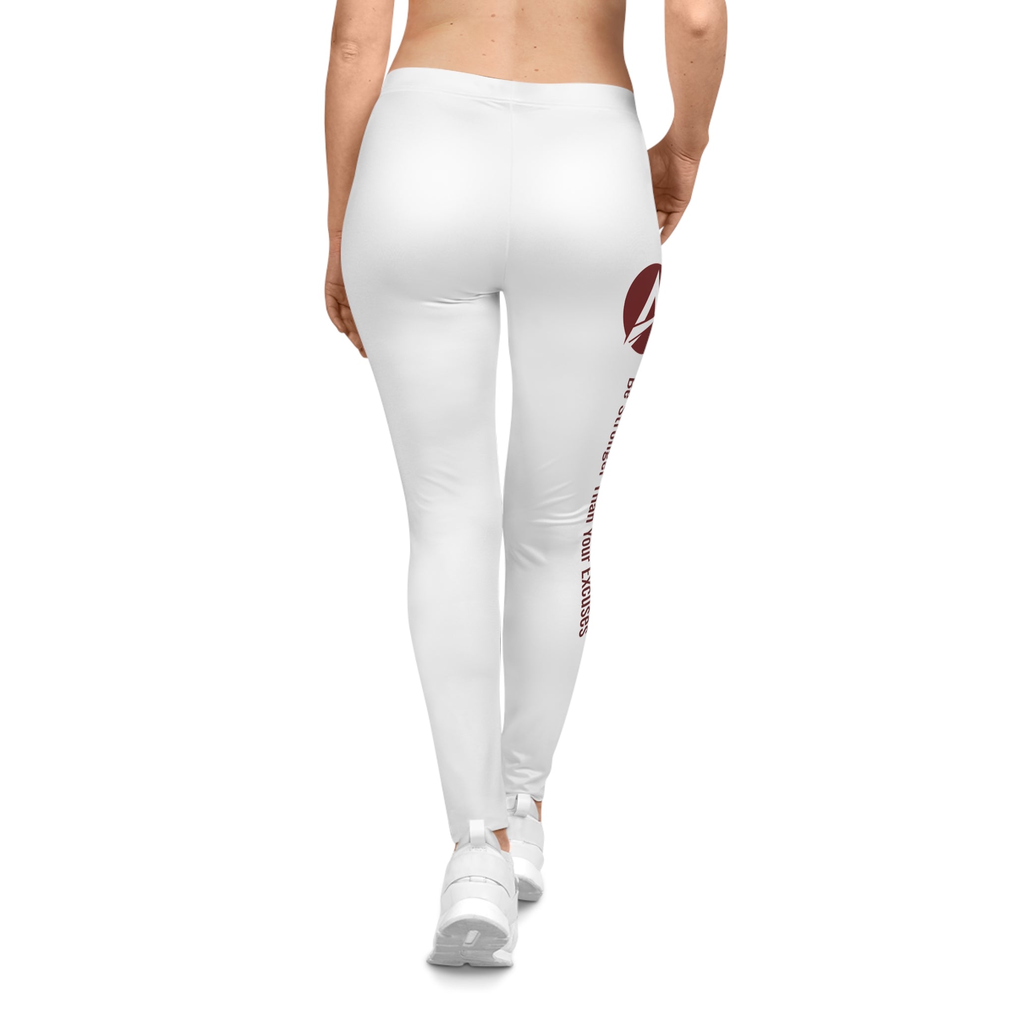 Women's Leggings — 'Be Stronger Than Your Excuses' Motivational Fitness Leggings