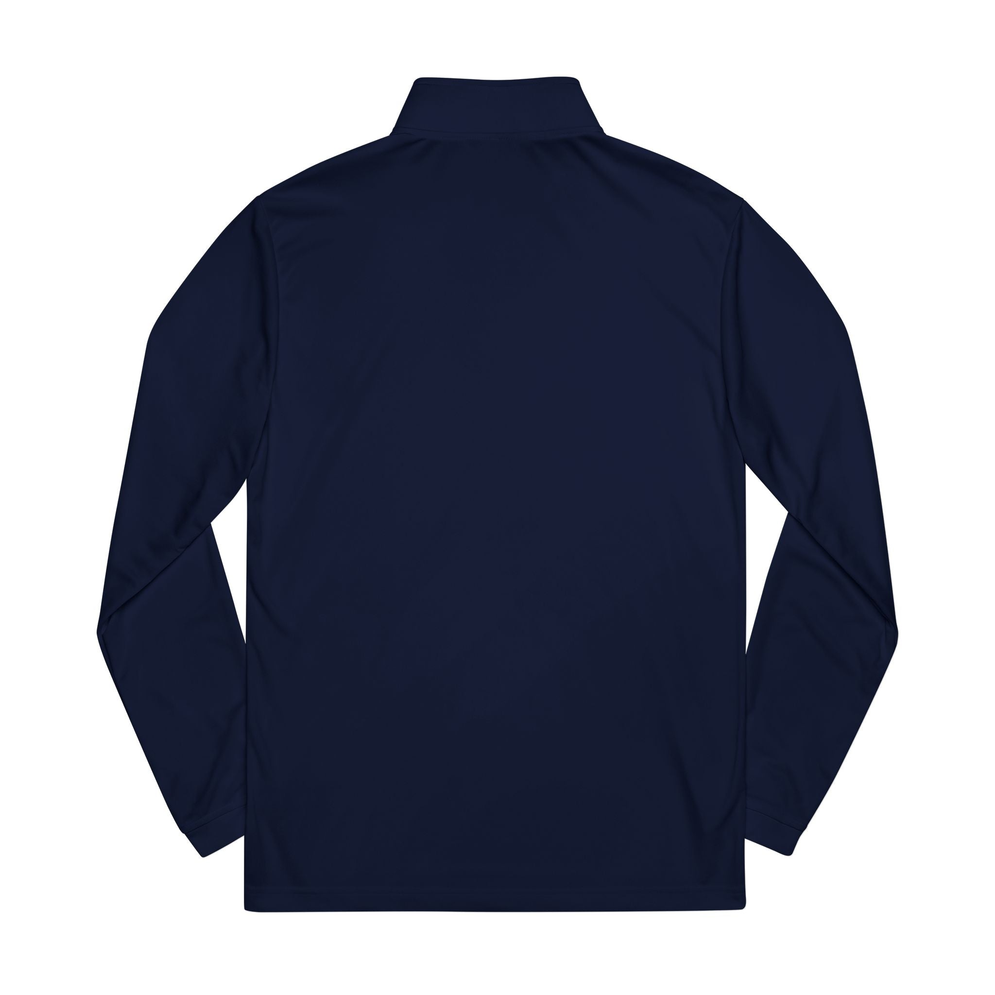 Embroidered Quarter-Zip Pullover — Performance Adidas-Inspired Athletic Top