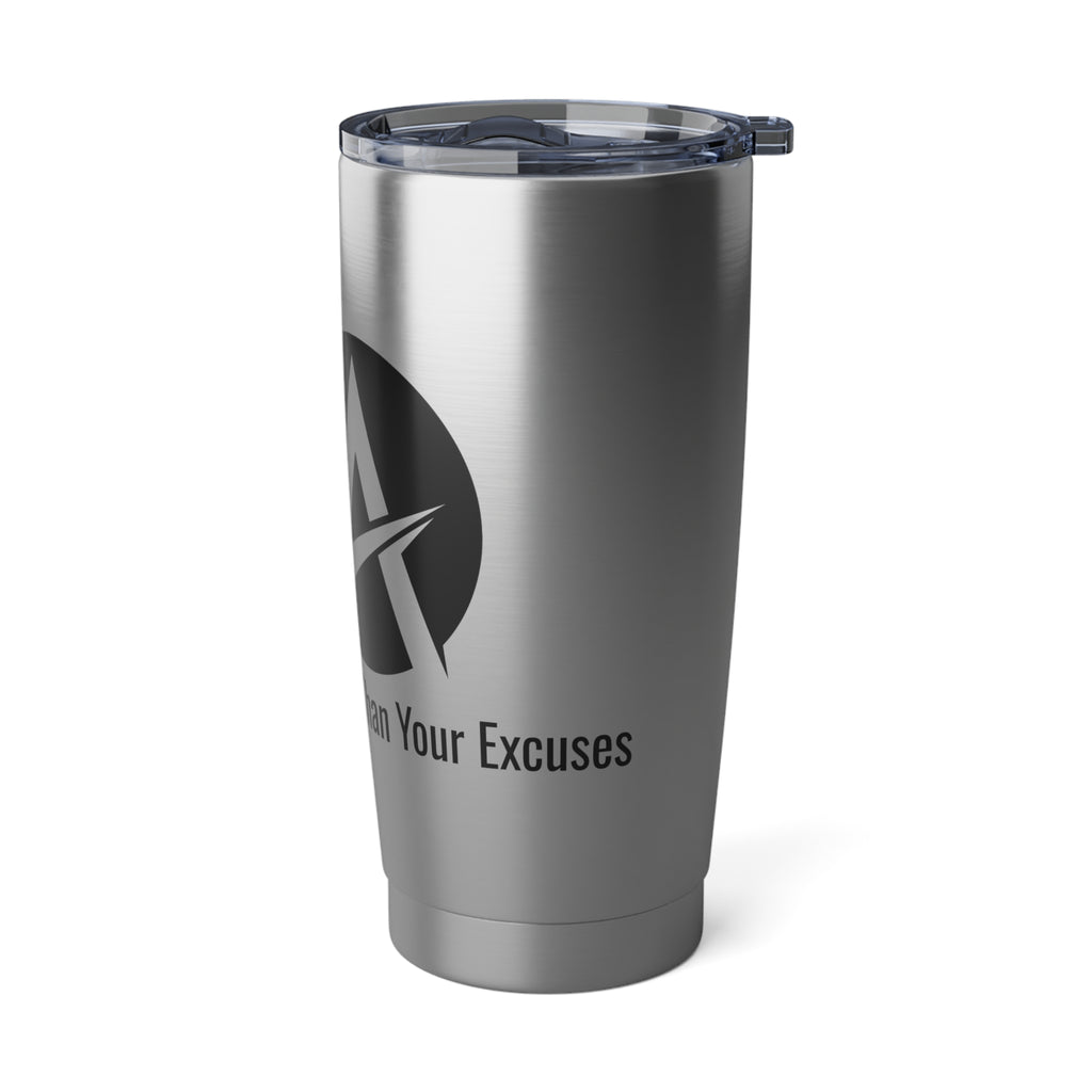 Vagabond 20oz Stainless Steel Tumbler — Motivational 'Be Stronger Than Your...' Travel Cup