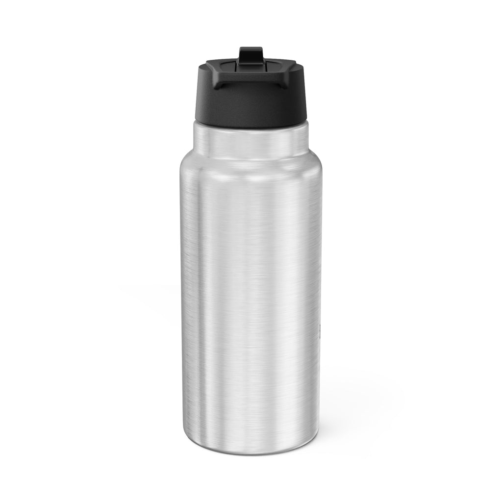 32oz Gator Stainless Tumbler — Insulated Water Bottle with Black Logo