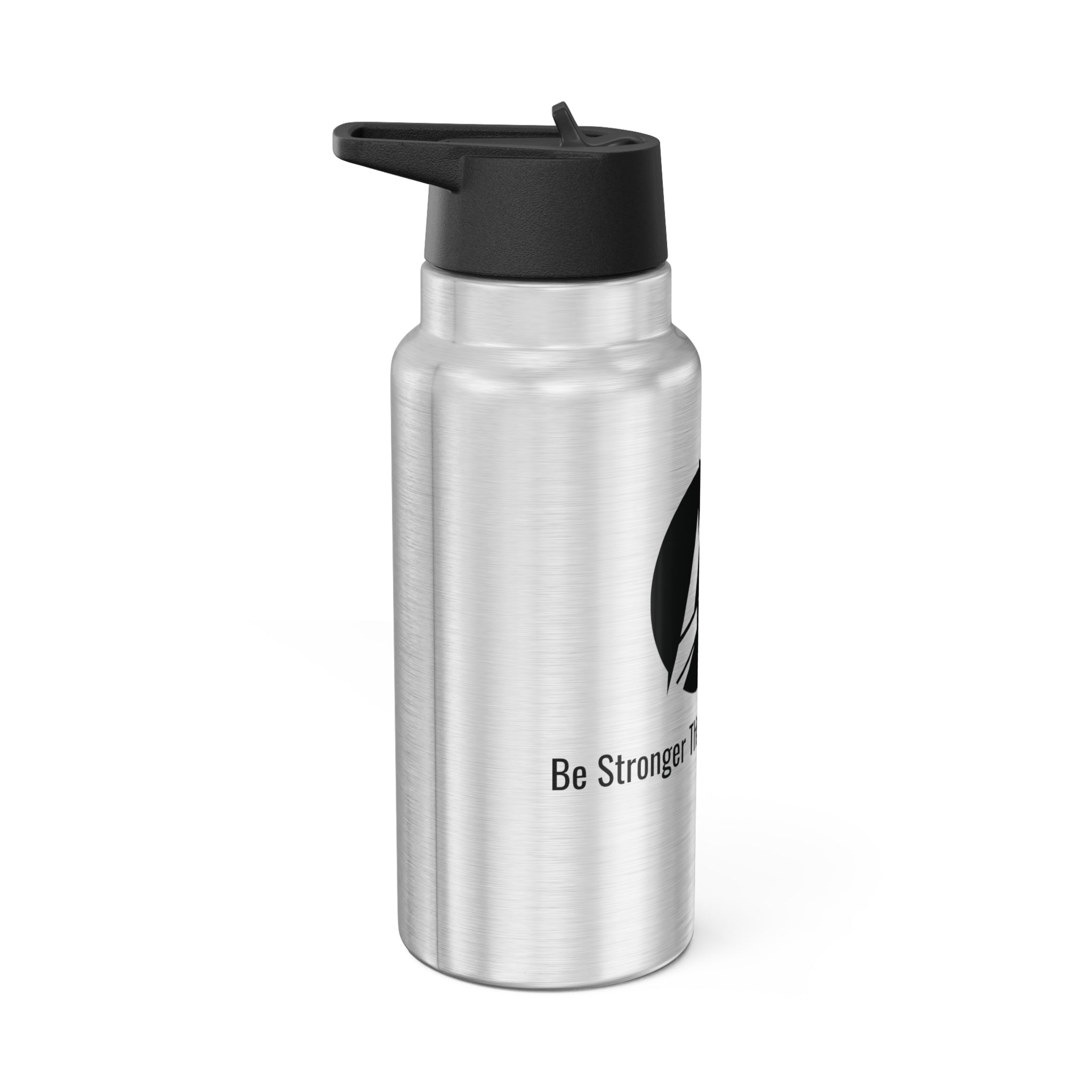 32oz Gator Stainless Tumbler — Insulated Water Bottle with Black Logo