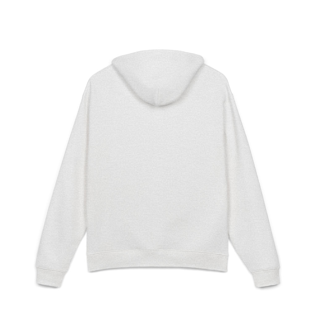 Minimal Logo Hoodie — Small Chest Emblem Relaxed Pullover