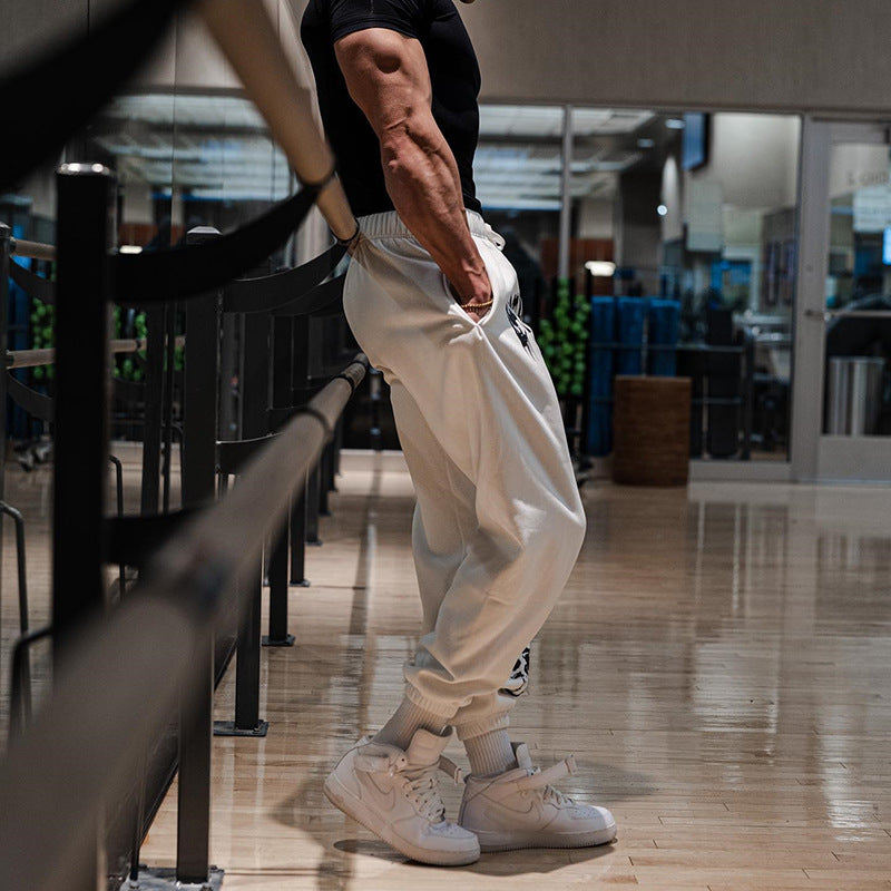 Loose Trousers Outdoor Running Basketball Workout Drawstring Sweatpants