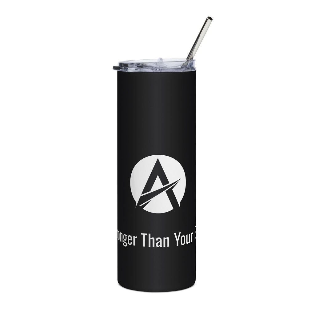 Be Stronger Than Your Excuses – 20oz Stainless Steel Tumbler (Motivational Travel Cup)