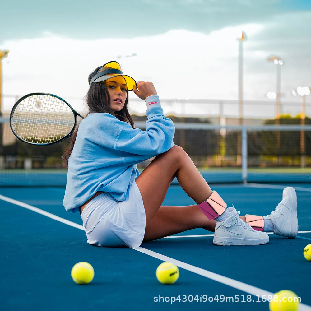 Adjustable Straps Silicone Iron Wrist Band Gym Fitness Equipment with Ankle & Wrist Weights