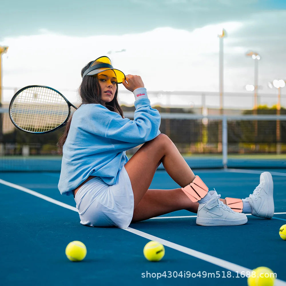 Adjustable Straps Silicone Iron Wrist Band Gym Fitness Equipment with Ankle & Wrist Weights